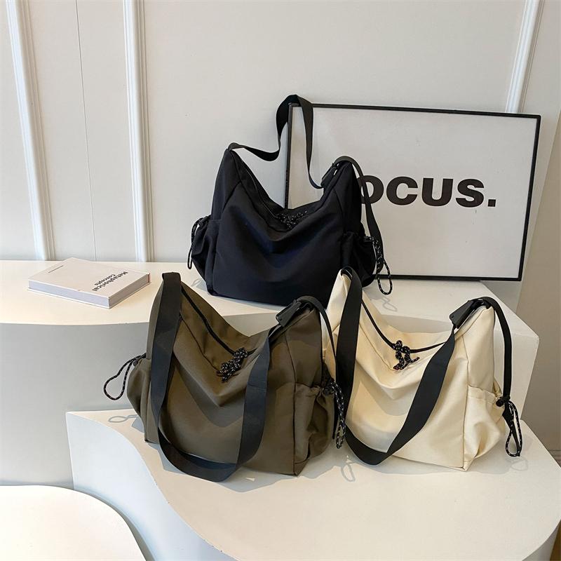 Сплошная цветная сумка через плечо большой емкости, женская сумка через плечо, мужская холщовая сумка