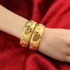Новый свадебный браслет золотого цвета, широкий выпуск, браслет «Столетняя любовь Дракона Феникса», свадебные украшения для невесты