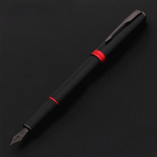 2023 Роскошная авторучка, качество Jinhao 75, металлическая, черная, красная, авторучка, финансовая, офисная, студенческая, школьная, канцелярские принадлежности, чернильная ручка
