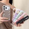 For iPhone 17 Pro Max Case Suction Cup Silicone Phone Cover with Fabric Lining