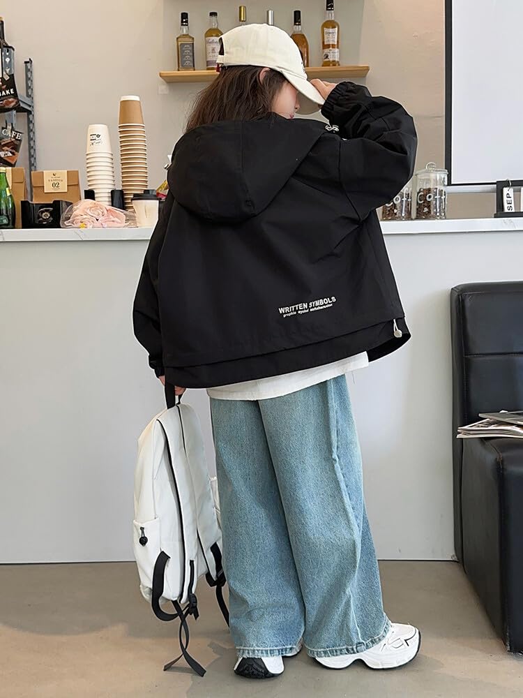 Korean 120 130 140 150 160 170 Athleta Mountain Elementary School Clothes [KOSIKINI] Children's Clothing, Windbreaker, Kids' Jacket, Girls' Outerwear,