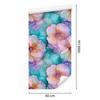 Ink wallpaper turquoise, blue, purple and powder pink 50x1000