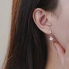 Shell Pearl Ear Buckle Cute Fresh Ear Studs for Women Design and Nurturing Ear Piercing Ear Decoration