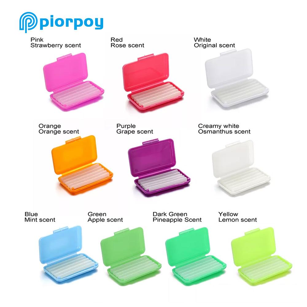 PIORPOY 10Box Dental Orthodontic Wax Strips for Teeth Braces Wearer Aligners Ortho Wax Dentistry Accessories Oral Care Tools