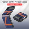 Matte Feeling Comfortable Folding Leather Case For Samsung Galaxy Z Flip4 5g Flip 4 Zflip4 Dustproof Fitted Cases Funda