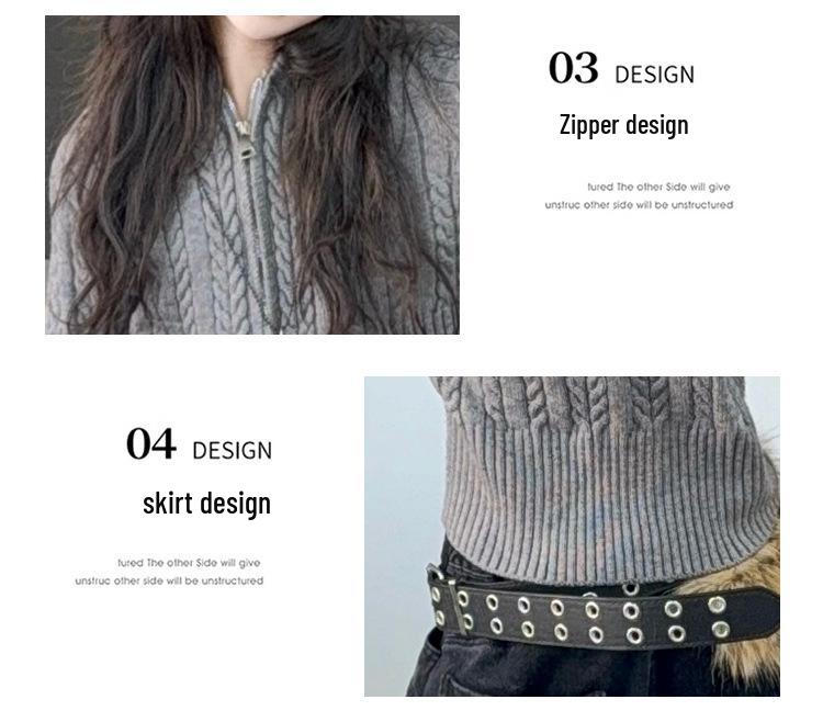 Комплект для девочек «Осень 2025», кардиган с капюшоном и джинсы в корейском стиле