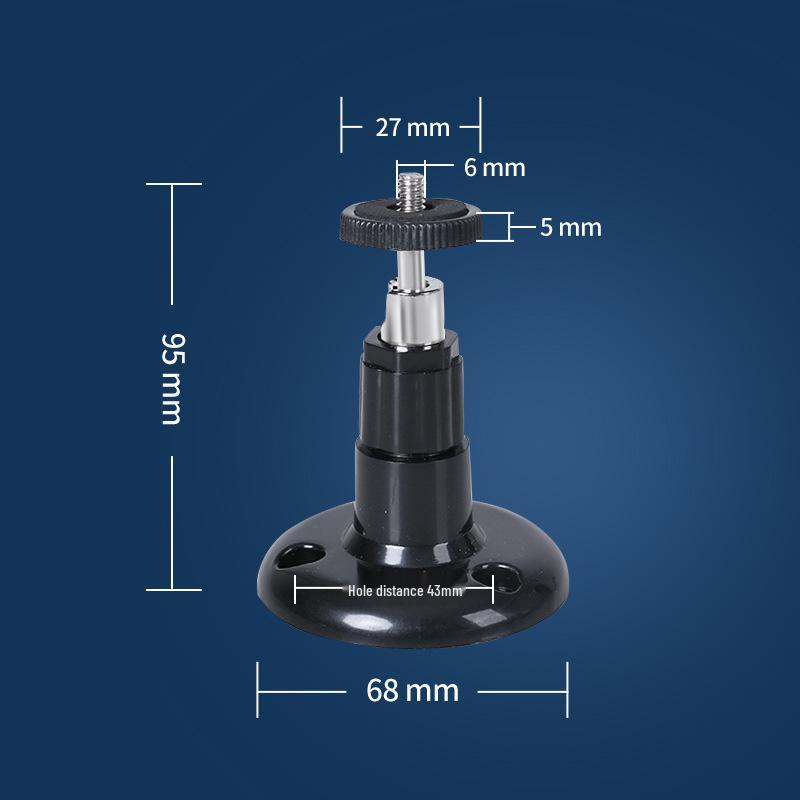 Universal Adjustable Plastic Camera Ceiling/Wall Mount for Hikvision & Dahua Monitors
