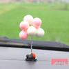Романтическое украшение салона автомобиля воздушными шарами для девочек - Новый милый декор приборной панели и места второго пилота