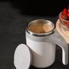 Автоматическая магнитная электрическая кофейная кружка, самоперемешивающаяся чашка с ручкой, запуск одной кнопкой, мощная высокоскоростная чашка для смешивания с крышкой