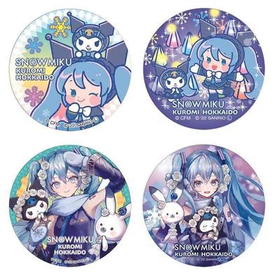 Снег, брошь Хацунэ Мику, аниме-брошь, украшение коллекции.