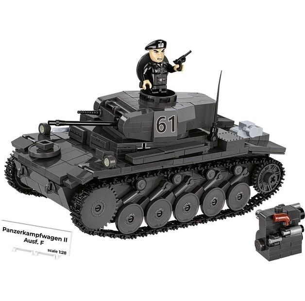 Конструктор COBI Historical Collection WWII Panzerkampfwagen II COBI-2597