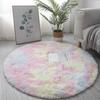 Shaggy Rug Comfortable Touch Warm-keeping 7 Colors Simple End Table Beside Winter Plush Carpet Home Decor
