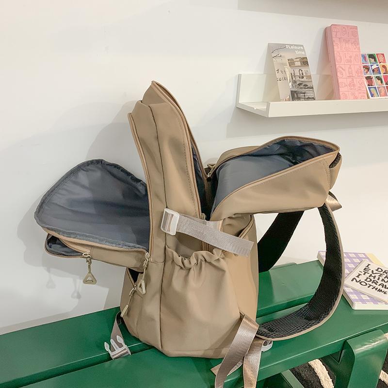 Школьный рюкзак для средней школы, женский рюкзак с буквенным принтом, большой вместимости, дорожный рюкзак