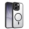 KEYSION Transparent Magnetic Phone Case for OPPO Reno15 Pro Max 5G Silicone+PC HD Clear Shockproof Cover for OPPO Reno15 F 5G