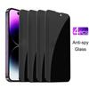 4 шт. антишпионская защитная пленка для экрана для iPhone 15 14 13 12 11 XR X/XS 7/8 6 Pro Max Plus Privacy Glass