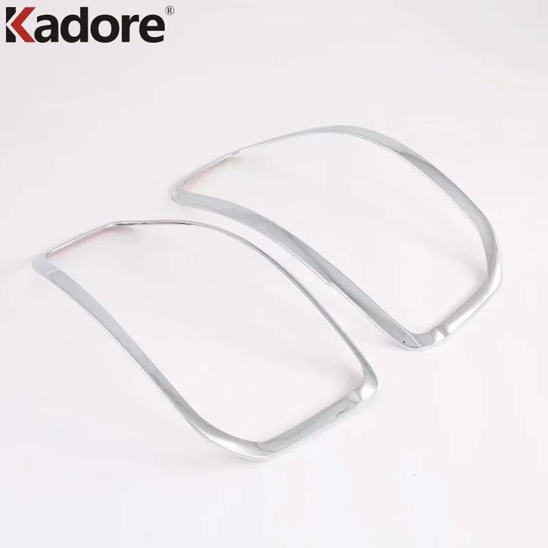 Rear Tail Light Lamp Cover Trim For Hyundai Venue 2024 Carbon Car Taillight Frame Trims Accessories