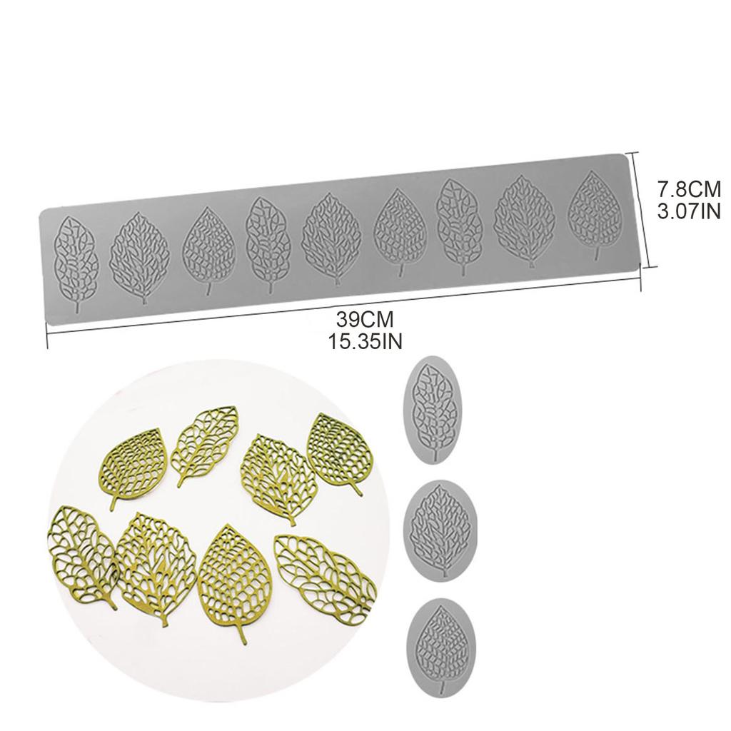 Формы для полых листьев, 9-полая форма для помадки, кружевная форма, инструмент для выпечки, лист, сахар, переворачивающаяся кружевная подушка, силиконовая форма для шоколада, листа