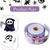 Bulk Pack of 500 Halloween Themed Decals - Funny Pumpkin, Ghost, Skull, Spider, Bat Graffiti Stickers for Phones