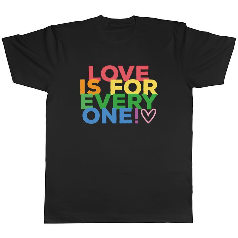 Love Is For Everyone Unisexs Tshirt Lgbtq Valentines Day Pride Tee Gift