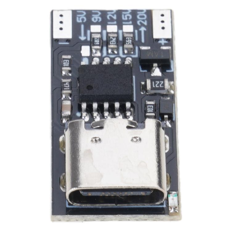 Портативный модуль переключения напряжений USB C PD Быстрая зарядка Поддерживает 4 регулируемых выхода Простая установка Для гаджетов