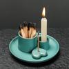 1 шт. Керамический набор для благовоний - Многофункциональный домашний декор, 4-в-1 подставка для благовоний и шалфея, держатель для пало Санто и свечей