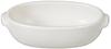 White Oval Gratin Dish X X Ceramic Gratin Oven and Microwave Setomonohonpo Heat-Resistant (S) [19.5 11.5 5cm] Dish, Safe,