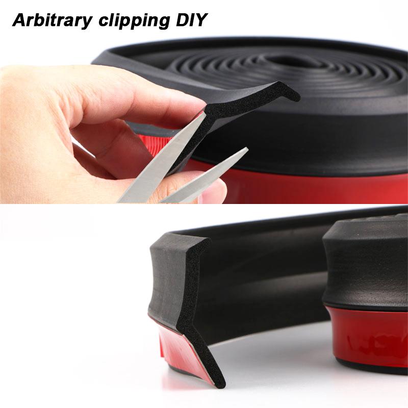 Автомобильный передний бампер, сплиттер, спойлер, резиновая юбка, защитная накладка на кузов, накладка на бампер, боковая юбка автомобиля