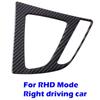 Car Transmission Shift Panel Trim Sticker Stripes Accessories Real Carbon Fiber For BMW 3 Series F30 2013-2015 GT F34 2013-2017