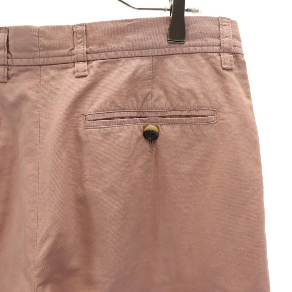Dries Van Noten Брюки зауженного кроя из смесового льна 40 Пыльно-розовый Женские Б/у