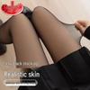 Women's Double Layer Faux Translucent Fleece-Lined Tights