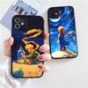 Масляная живопись Маленький принц Ударопрочный Для iPhone X XR XS 11 12 13 14 15 16 pro Mini MAX прозрачный Матовый чехол для телефона
