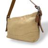 Used COACHShoulder Bag Beige Leather Women