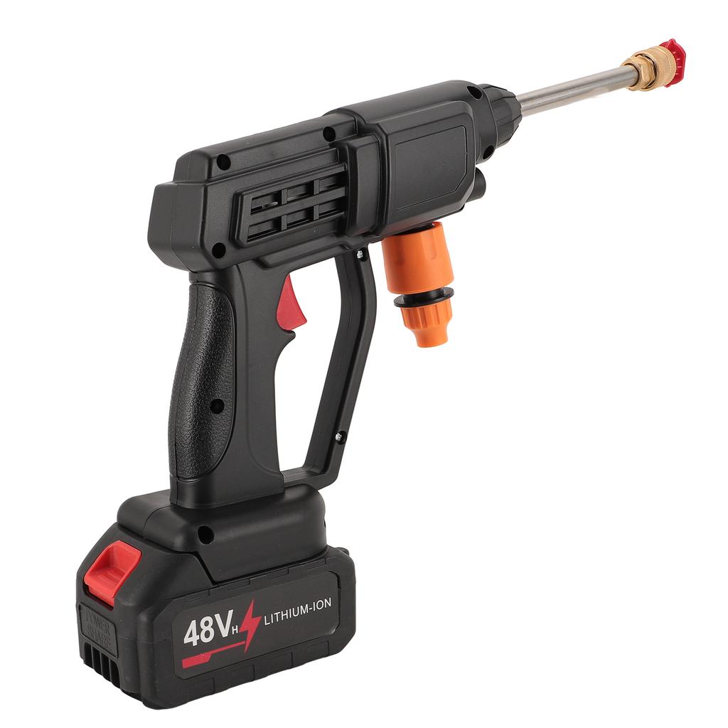 Cordless Pressure Washer 30bar Handheld Battery Operated High Pressure Car Washer with 5 Meters Filt