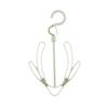 Rotatable Clothes Plastic Storage Shelf Shoe Racks 2 Hooks Drying Hanger