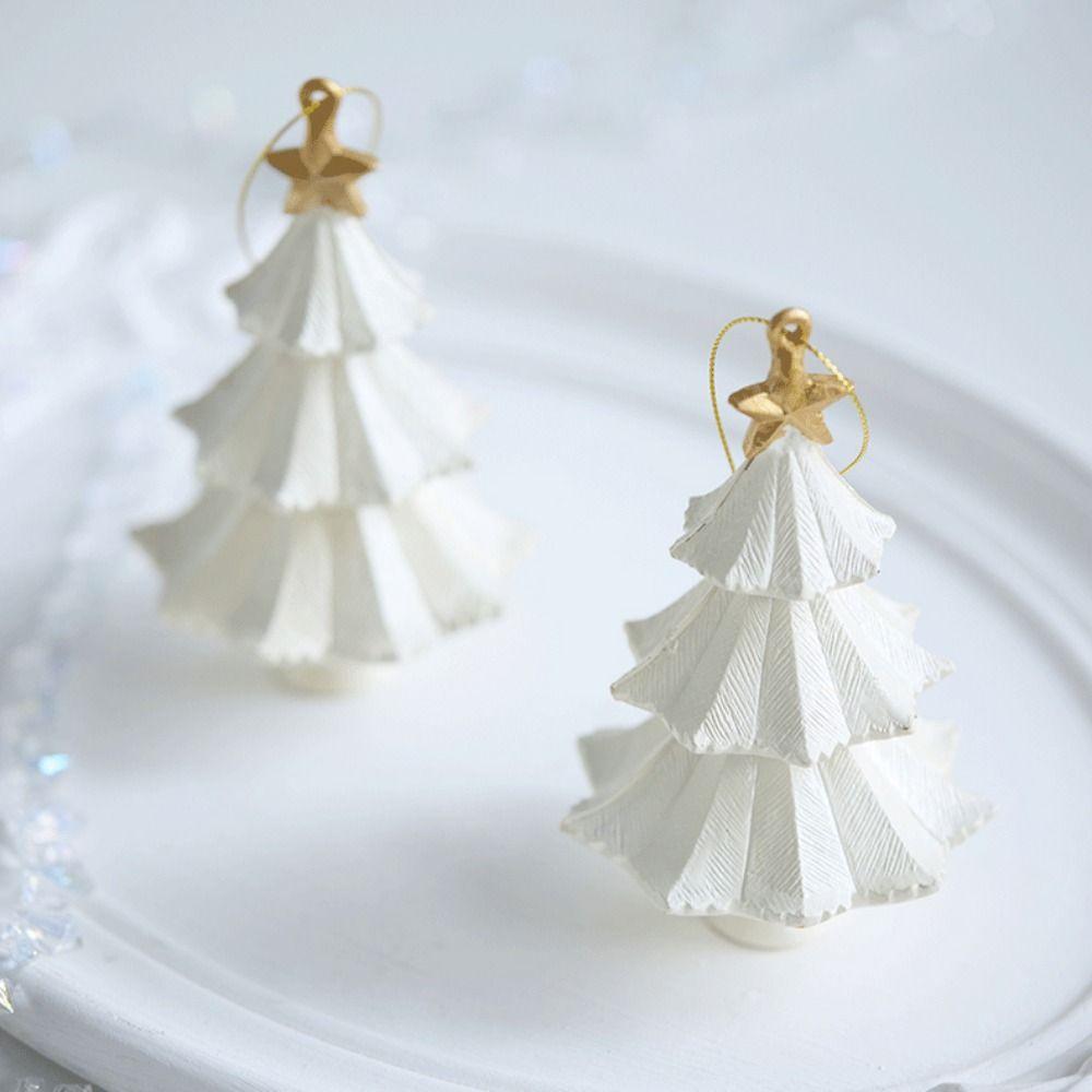 Xmas Tree Hanging Pendants Plastic Christmas Tree Ornament Creative Christmas Decoration Christmas