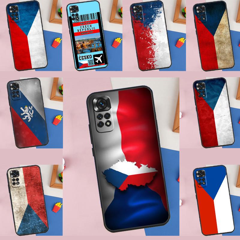 Чехия Чешский флаг Чехол Для Xiaomi Redmi Note 14 Pro 9 10 11 12 13 Pro 10S 11S 12S Redmi 13C 10C 12C 14C