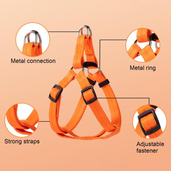Поводок для собаки с мягкой ручкой, альпинистская нейлоновая веревка, поводок с ошейником-шлейкой, прочный поводок для собаки 4 фута для прогулок на свежем воздухе, дрессировки