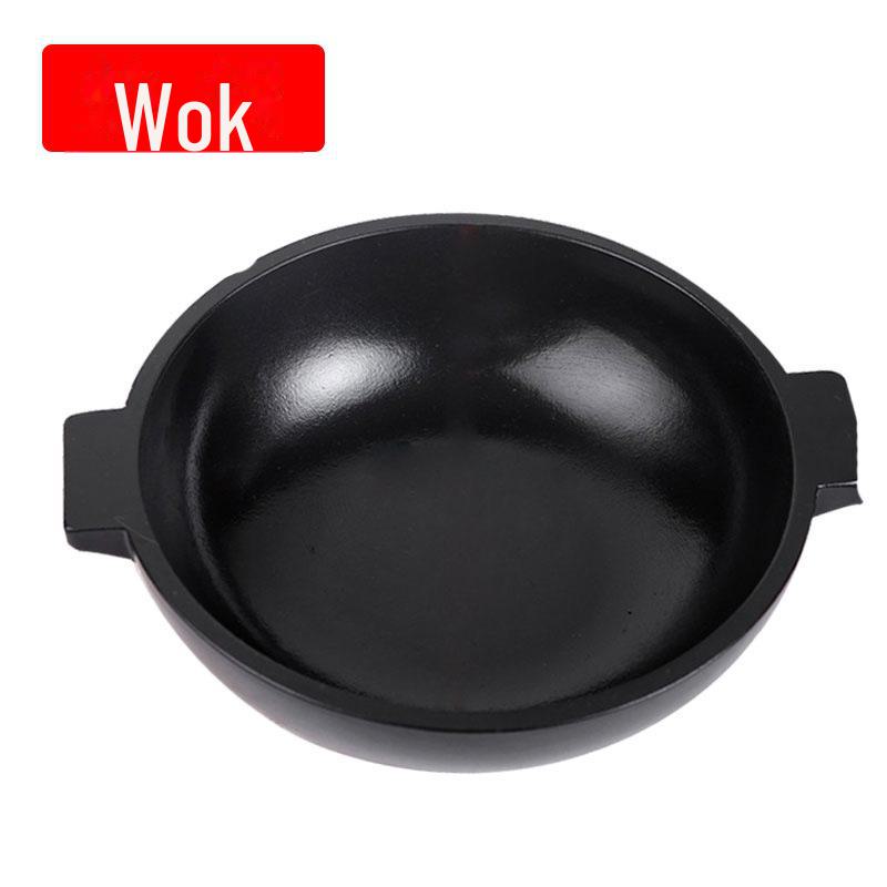 Игровой деревянный кухонный набор Yiwang включает в себя сковороду и кастрюлю для приготовления еды Qieqi Le.