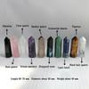 6070mm Natural Quartz Crystal Point Healing Obelisk Hexagonal Wand Decor Reiki