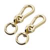 FUSSED 2-Piece Key Chain, Car, Motorcycle, Carabiner, Hook, Keyring, Men's, Convenient, Spring Closure, Detachable Keychain, Gold