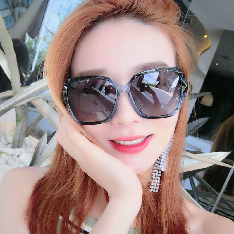 Поляризационные солнцезащитные очки высокого разрешения. Женские модные солнцезащитные очки в большой оправе с защитой от ультрафиолета. Очки для водителя.
