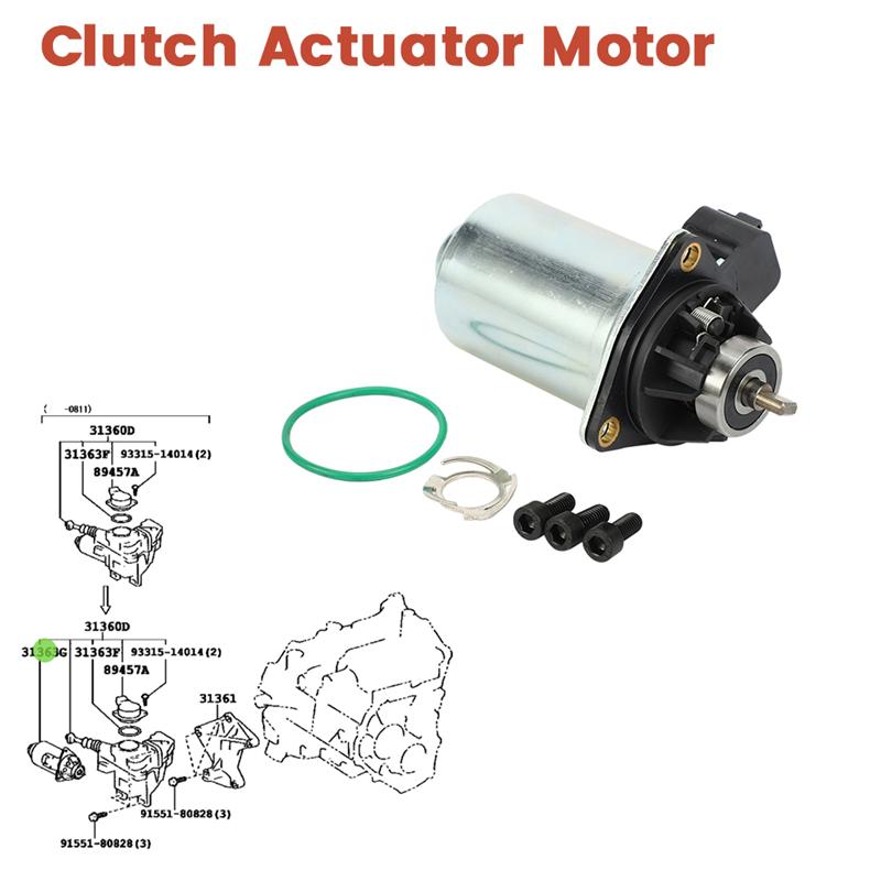 Привод сцепления двигателя 31363-12040 31363-12010 для Toyota Auris Corolla Avensis Verso Yaris 2005-2013 3136312040 31360-12030