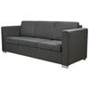 VidaXL 3-seater Sofa Fabric Dark Grey 243584