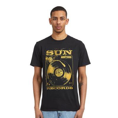 Черная футболка унисекс Sun Records Turntable