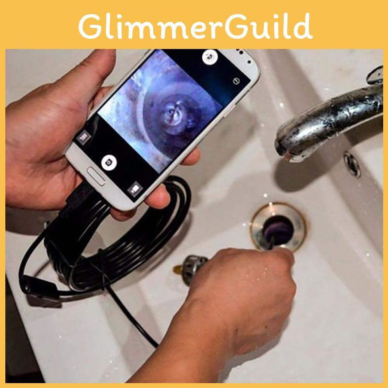 Usb Waterproof Inspection Scope With Camera And Led Illumination For Car Repair And Household Use