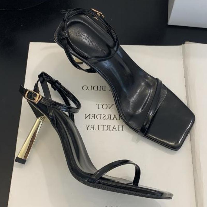 Summer Elegant High Heeled Sandals Women Sexy Slingback Narrow Strap Pumps Luxury Party Women Brand Designer Shoes Women Shoes