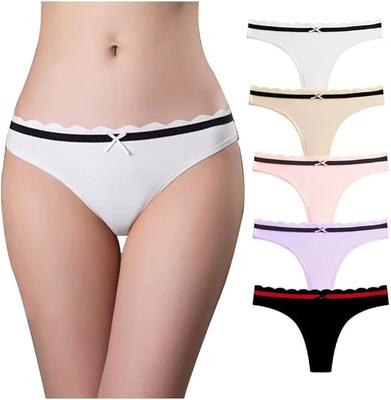 HINICE Бесшовные стринги с простыми лентами танга, милые, эластичные, не скользящие, облегающие, стринги, (Размер L)