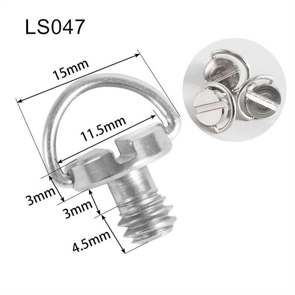 Адаптерный винт Адаптер для DSLR Быстросъемный винт для штатива 1/4-дюймовый винт для камеры Винт с D-образным кольцом