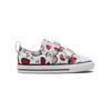Converse Chuck Taylor All Star 2V Canvas Удобные кеды с фруктовым принтом Низкие детские кроссовки Белый A02605C