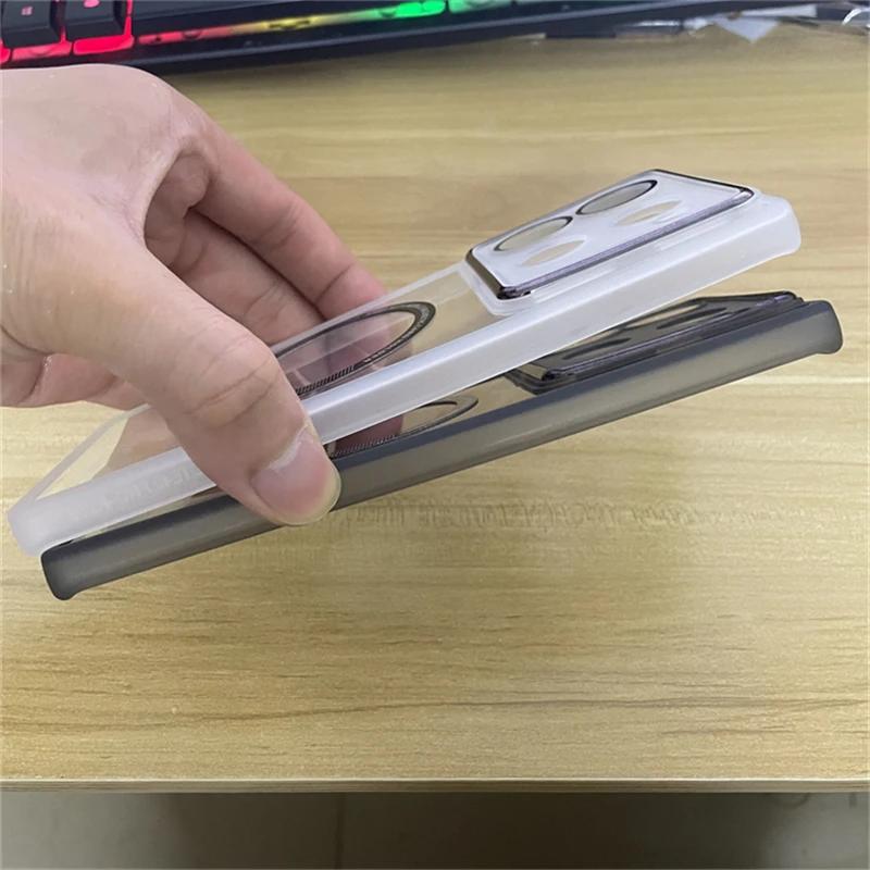 Магнитный чехол для Infinix GT 20 Pro, чехол из мягкого силикона, прозрачная крышка MagSafe для Infinix GT20 Pro, защитный корпус-бампер для камеры